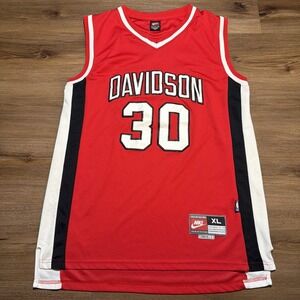Steph Curry Nike Davidson College Jersey Men's Size XL Sewn/ Stitched